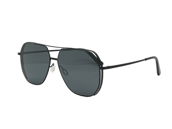 black metal sunglasses