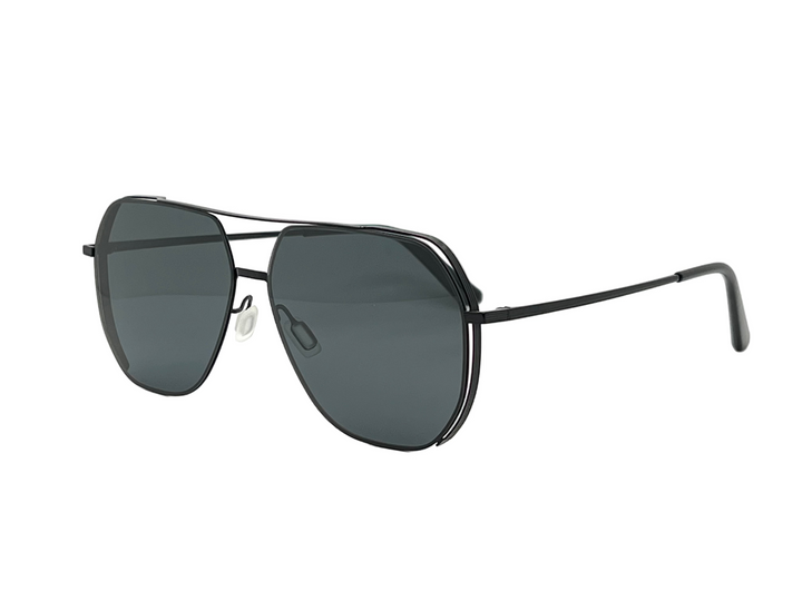 black metal sunglasses